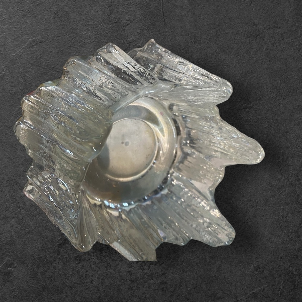 NYBRO Sweden crystal candle holder “iceberg “ - Picture 2 of 4